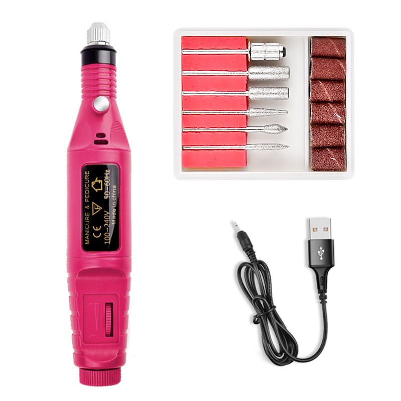 KUANGYE - Torno Manicure Uñas Pulidor Eléctrico 20000rpm