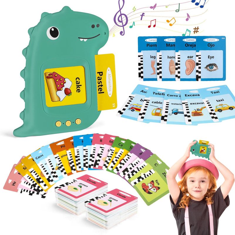 GENERICO - Juguetes Aprendizaje Español-inglés Para Niños 224 Palabras