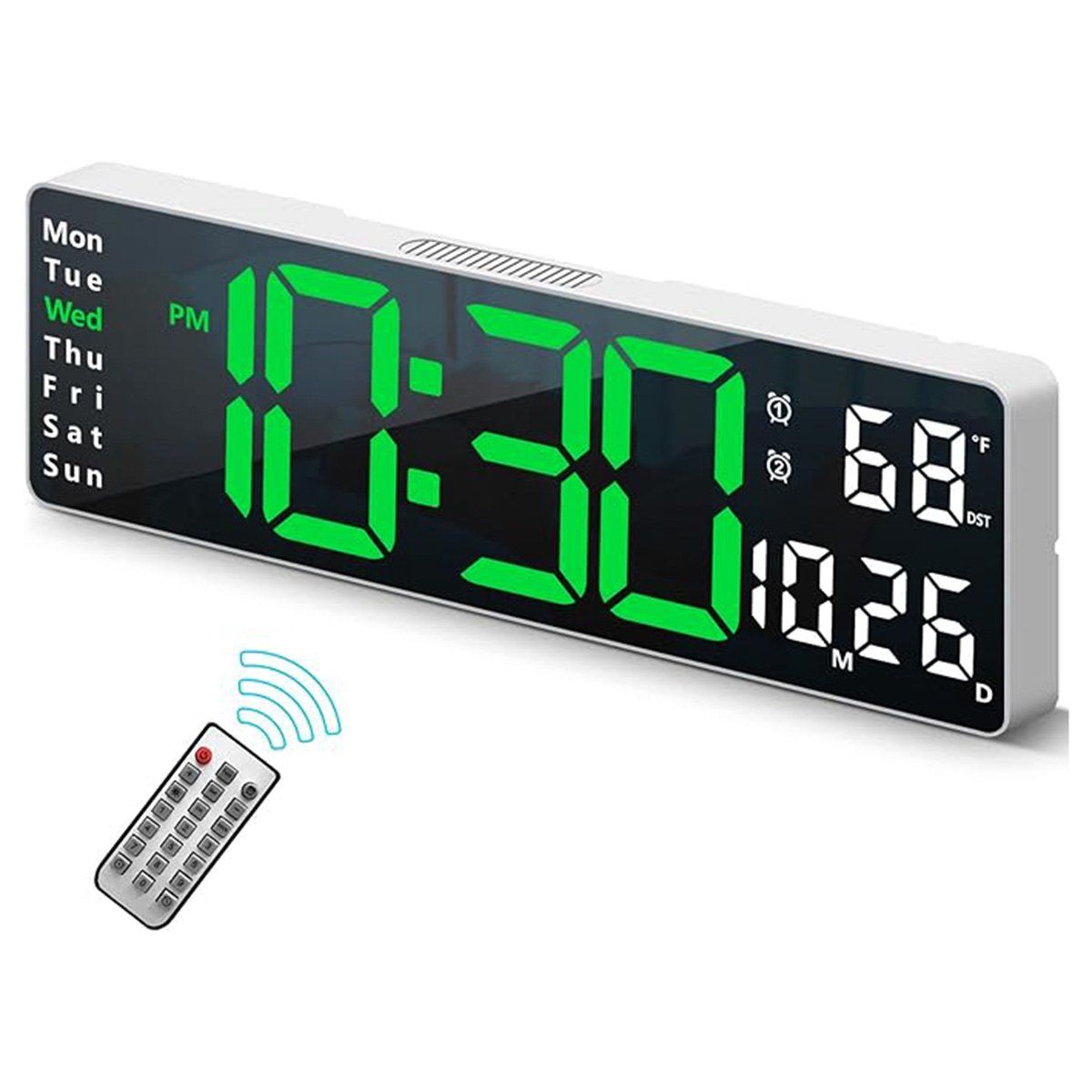 TNAKIEX - Reloj De Pared Digital Decorativo Led Pantalla Grande