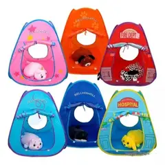 GENERICO - Carpa Casa Para Niñas Niños Peluche Carpa Plegable