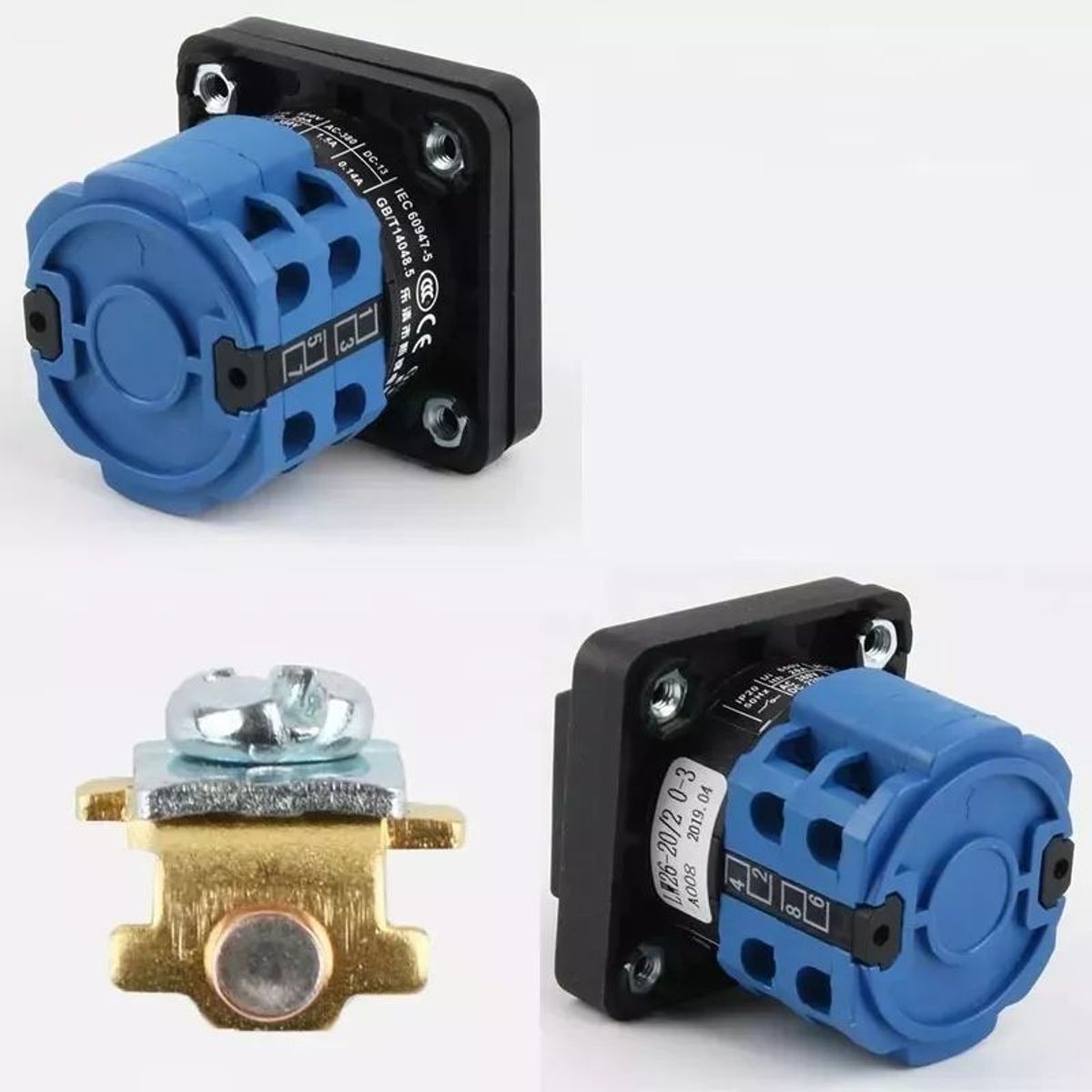 KUANGYE - Conmutador Lw26-20 Selector De 4 Posiciones 550v 20a