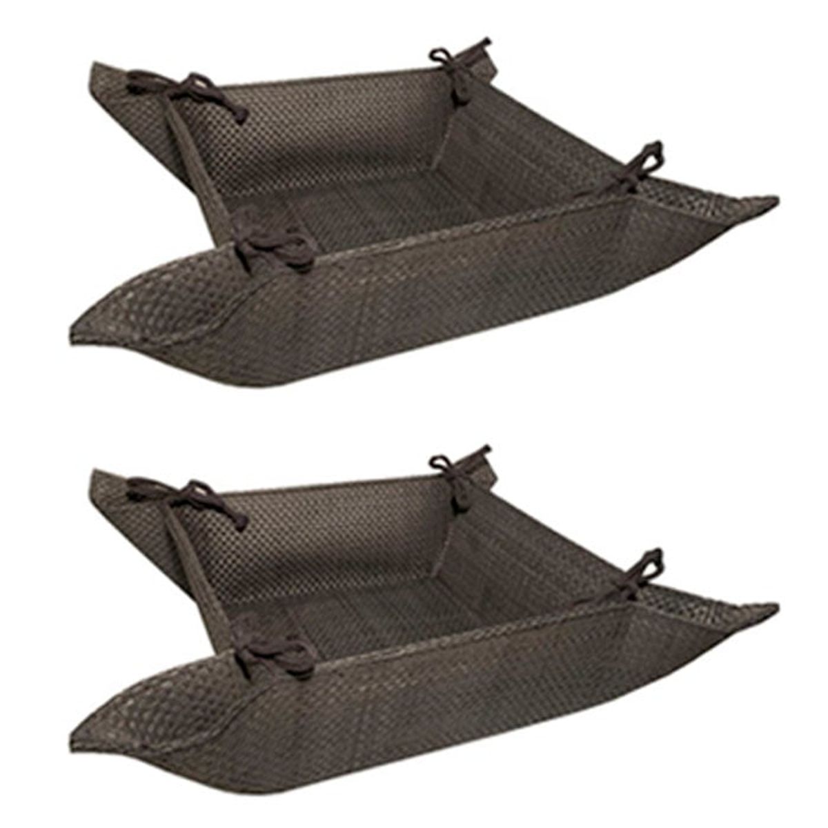 BRIC - Cesta o Panera Negra Set de 2.