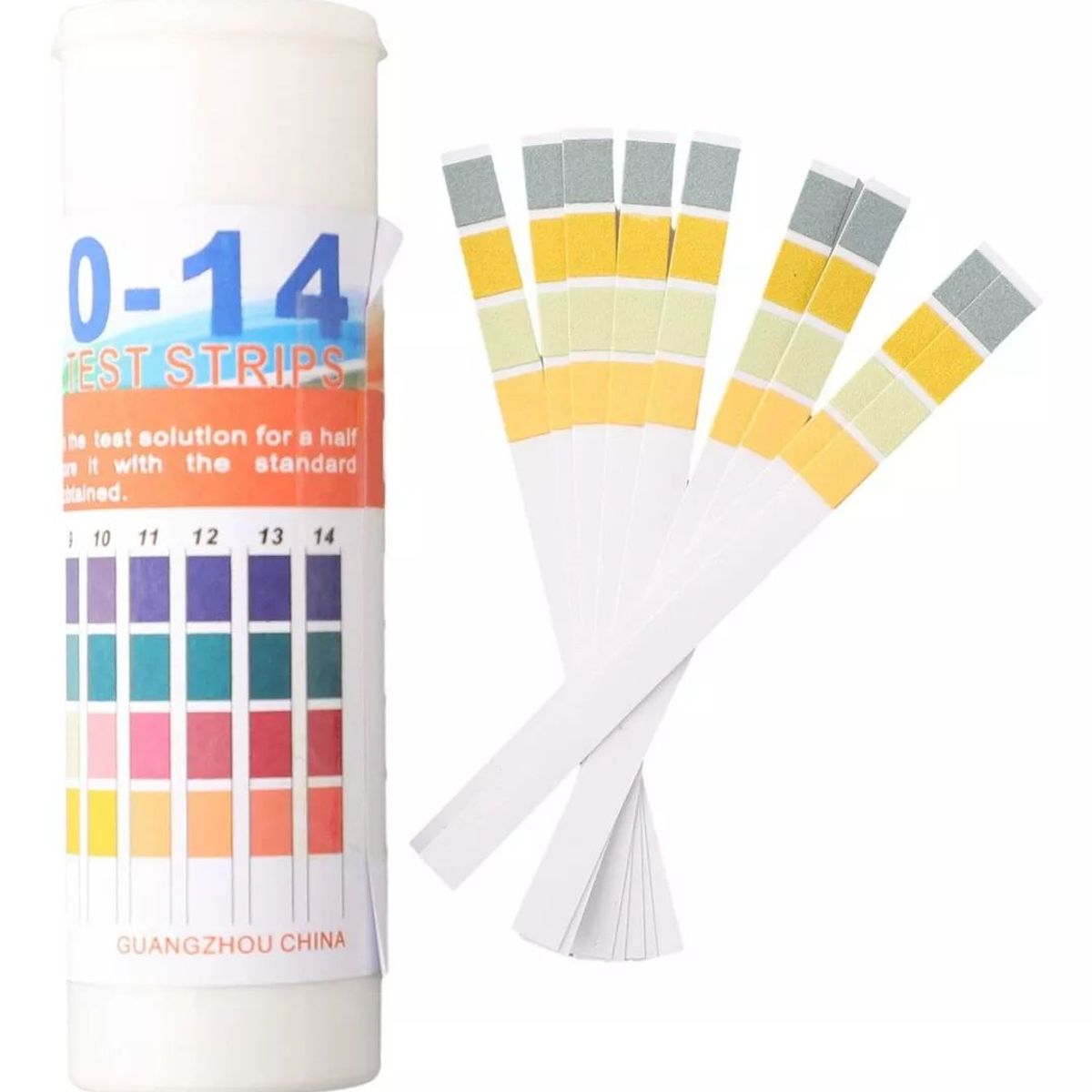 KUANGYE - Papel Medicion Ph Profesional 150 Tiras Rango 0-14