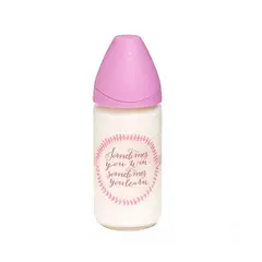 SUAVINEX - MAMADERA VIDRIO 240ML SILICONA LEARN