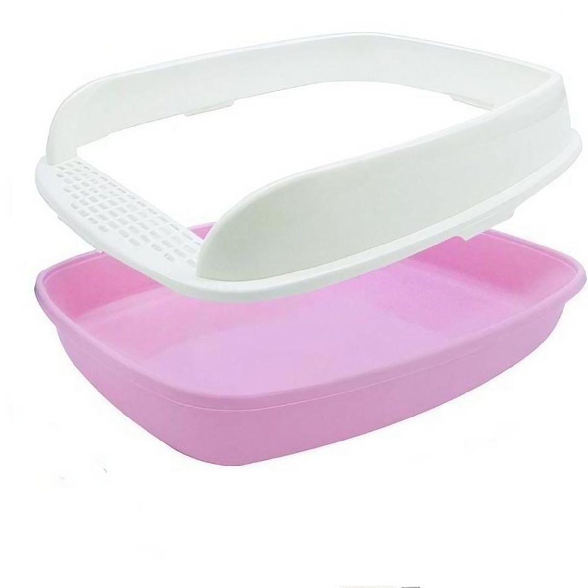 GENERICO - Arenero Baño para Gato Rosado 45x32