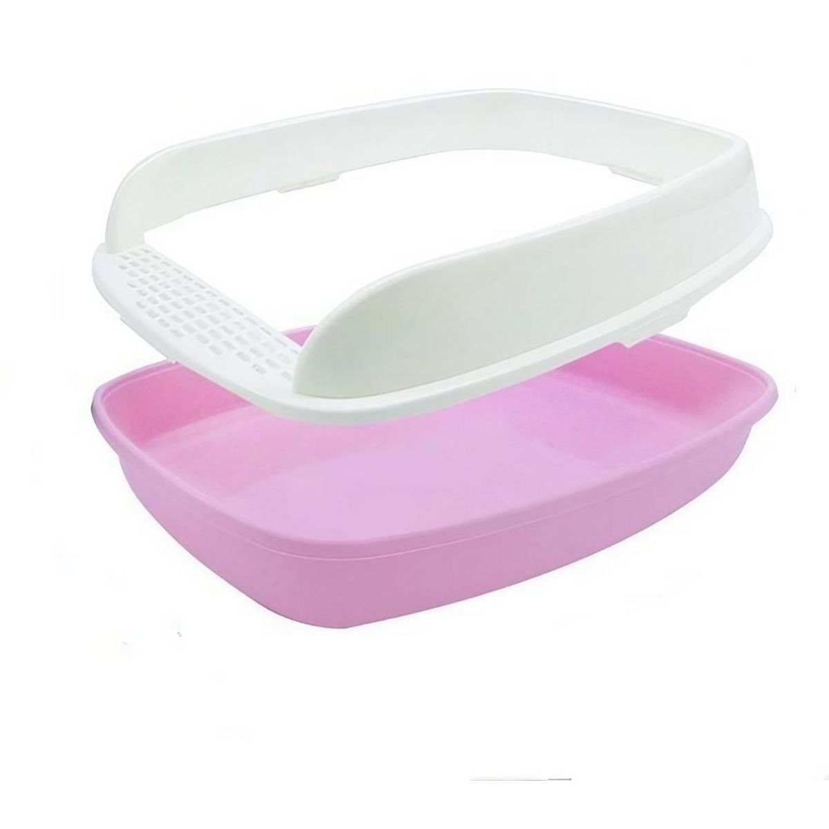 GENERICO - Arenero Baño para Gato Rosado 45x32