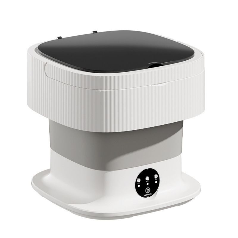 CRUSEC - Mini Lavadora Portátil 2Kg Por Lavado Automática Gris