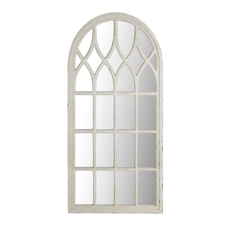 GENERICO - Espejo Largo Ventana Catedral Blanco Taller Sin Fronteras