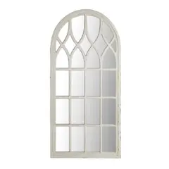 GENERICO - Espejo Largo Ventana Catedral Blanco Taller Sin Fronteras