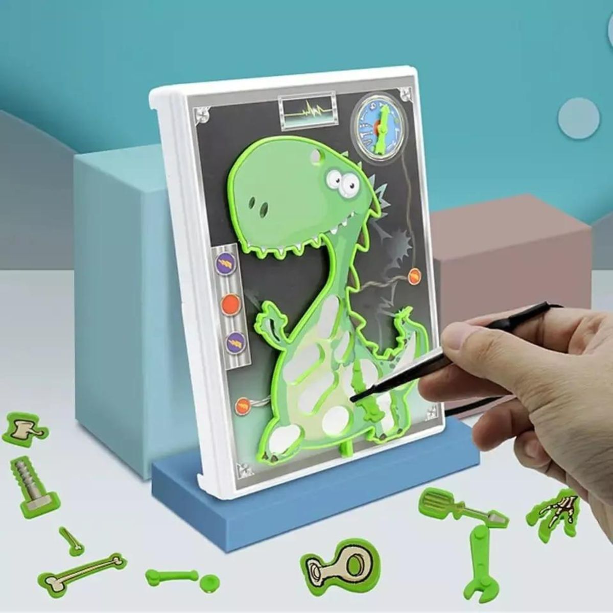 GENERICO - Juego De Mesa Operando Al Dinosaurio Juguete Para Niños