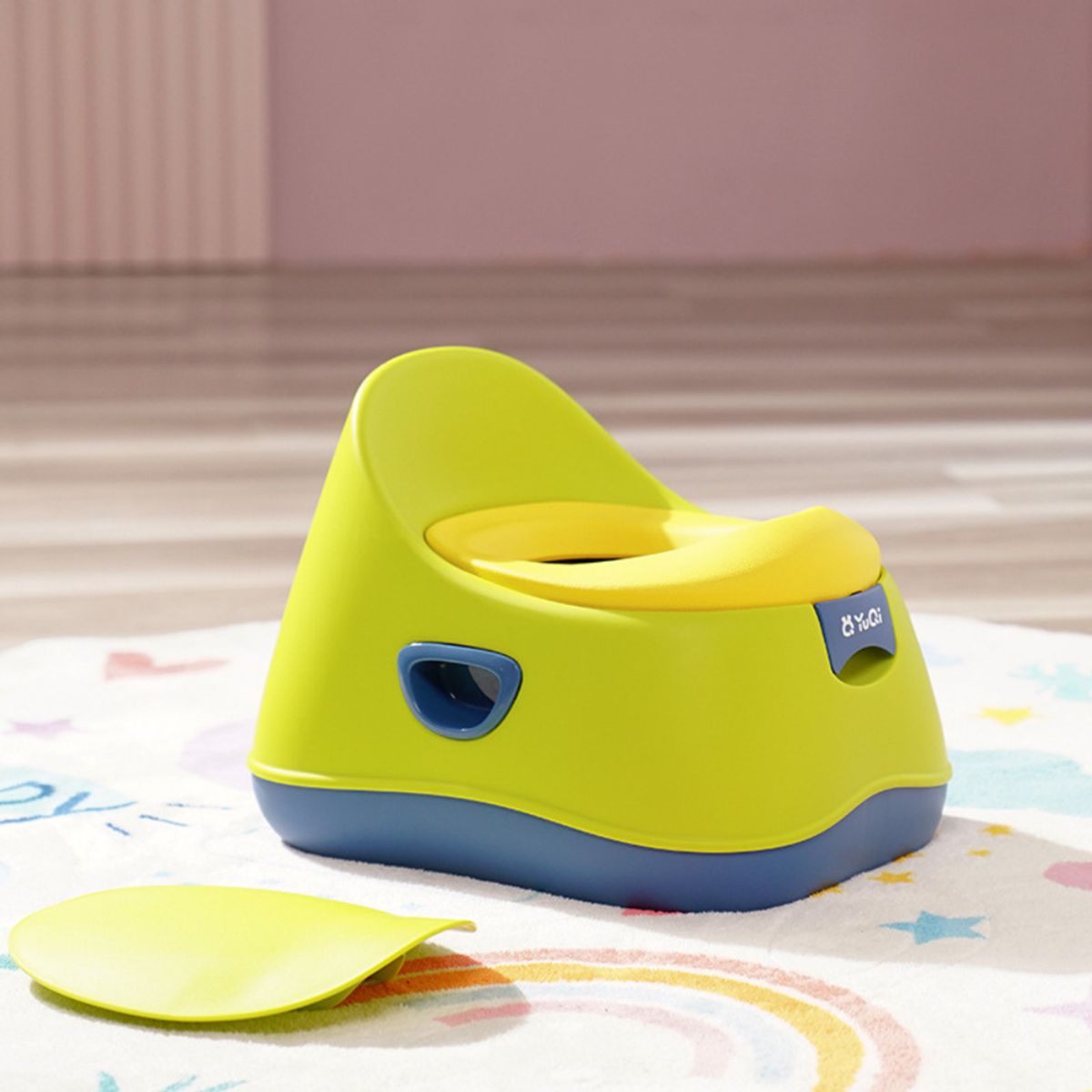 CRUSEC - Pelela Bacinica Infantil Asiento Suave Portatil Bebé Verde