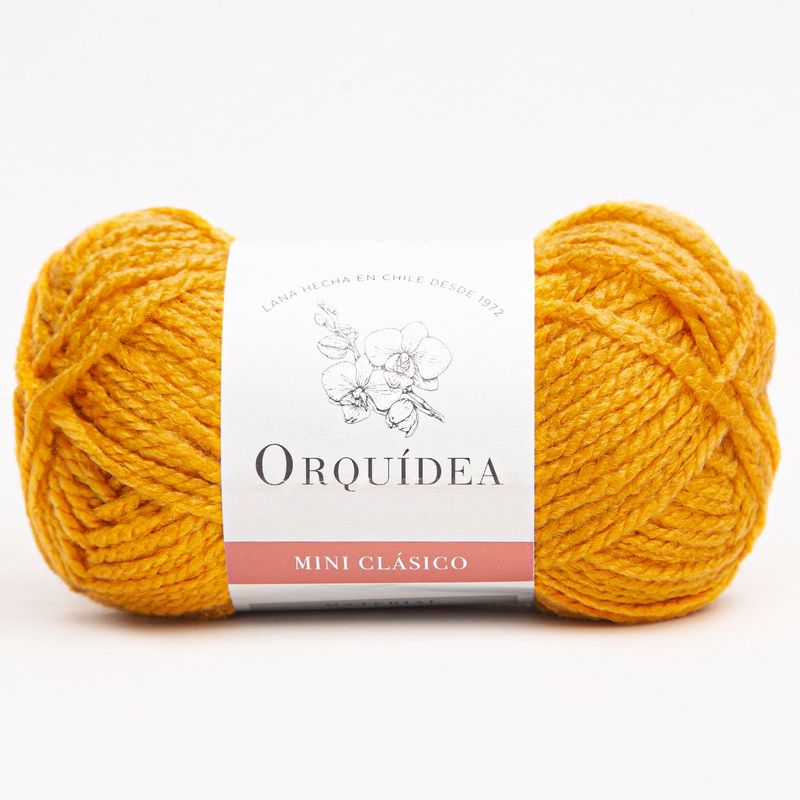 GENERICO - Lana Clasico Mini Orquidea 50grs. - Mostaza 512