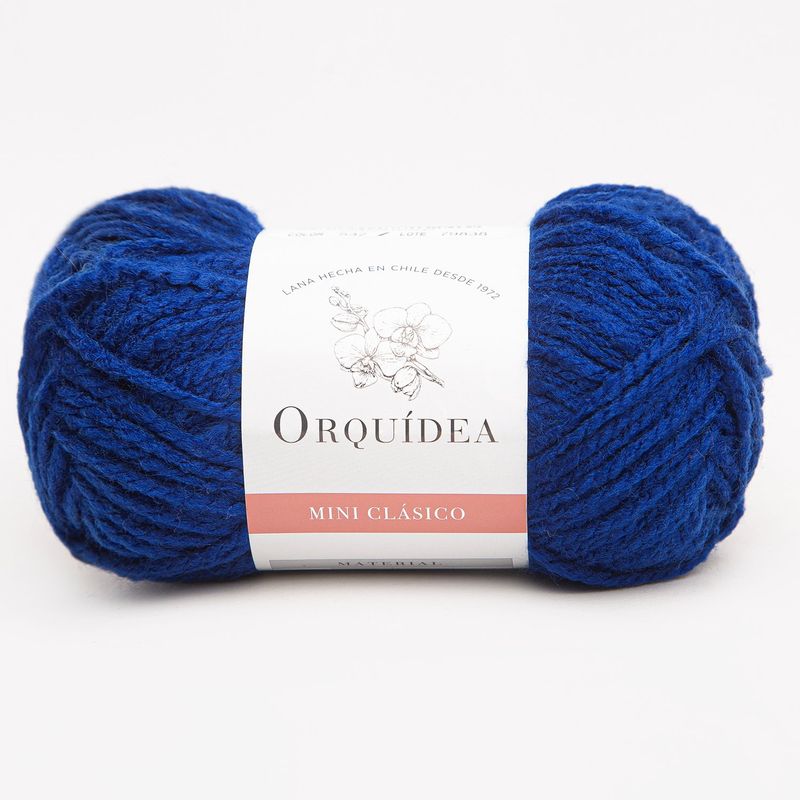 GENERICO - Lana Clasico Mini Orquidea 50grs. - Azul Francia 532