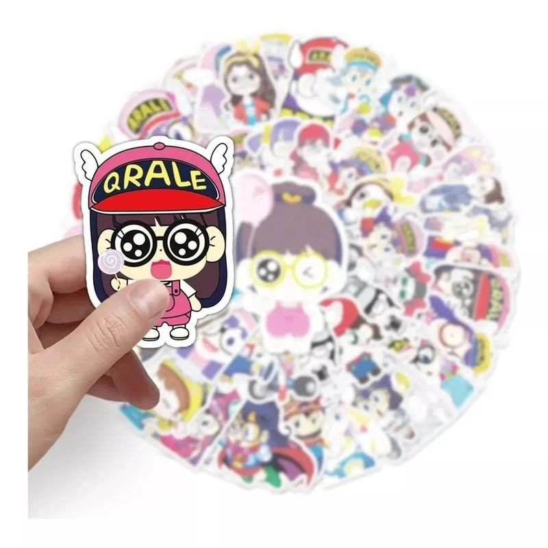 GENERICO - 50 Stickers Arale - Etiquetas Autoadhesivas