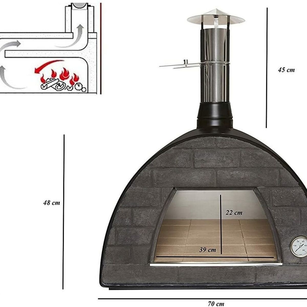 MIHORNO CL - Horno a leña Maximus I IMPEXFIRE