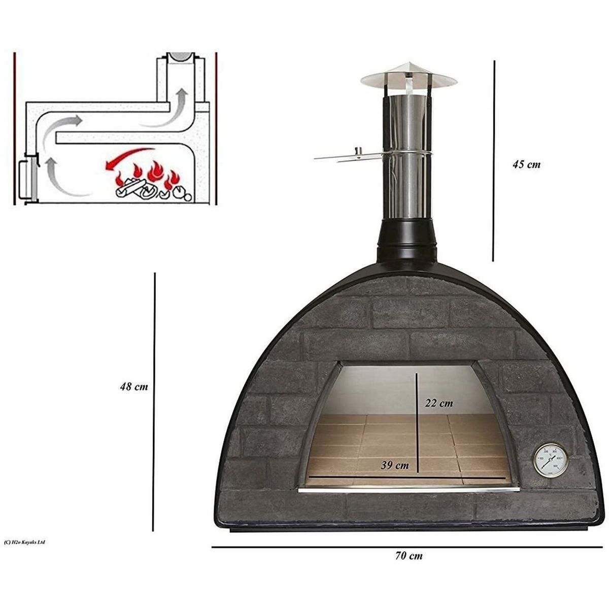 MIHORNO CL - Horno a leña Maximus I IMPEXFIRE