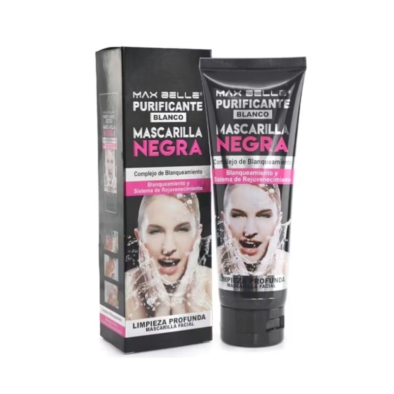 GENERICO - Mascarilla Facial Negra Blanqueadora.-