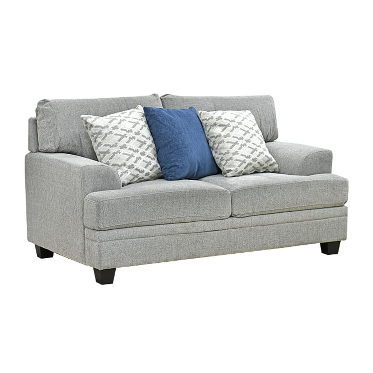 GENERICO - Sofá 2 Cuerpos David Silver (170 x 100 x 98 cm)