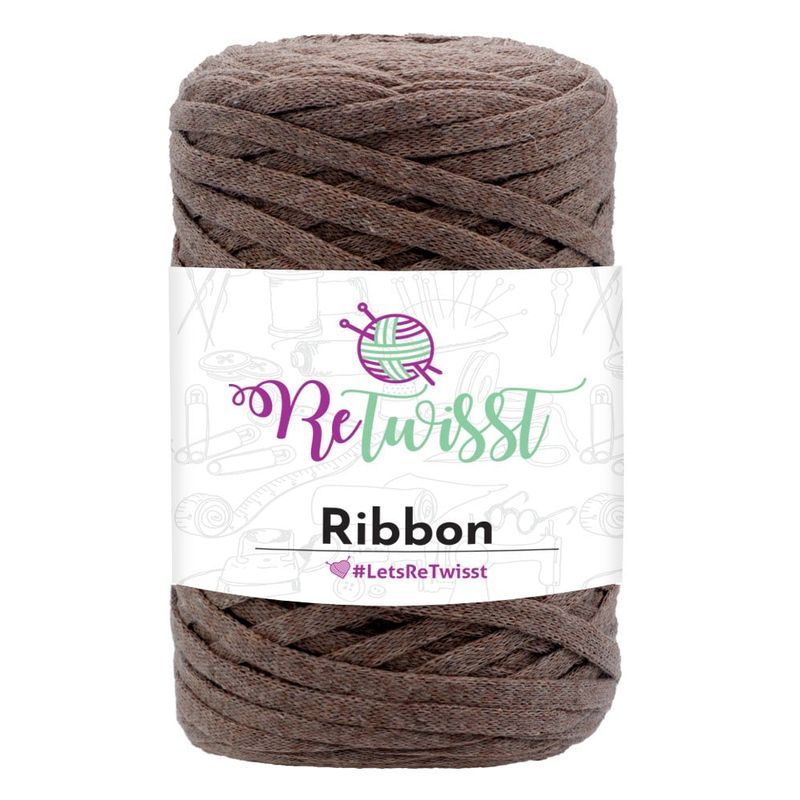 GENERICO - Trapillo Ribbon Algodón ReTwist 250 Grs. - Café 4009