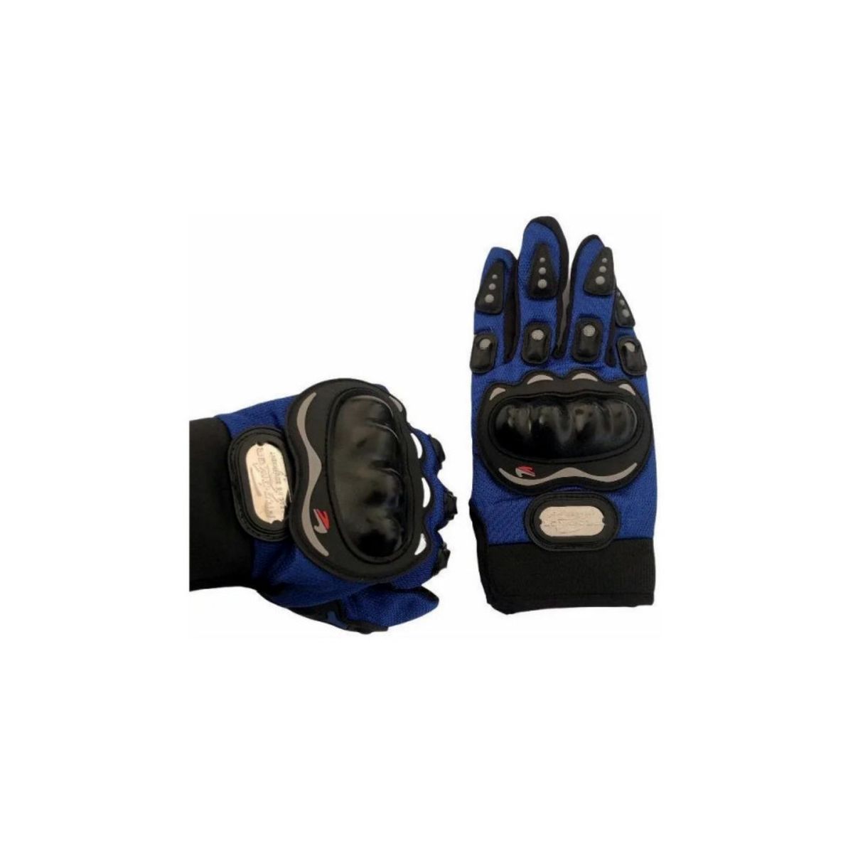 GENERICO - Guantes Para Moto Protección Pvc Color Azul - SC