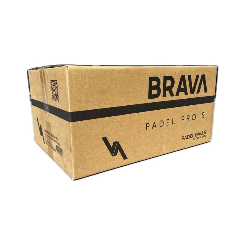 BRAVA PADEL - Pelota de Padel Brava Padel ProS caja x 24