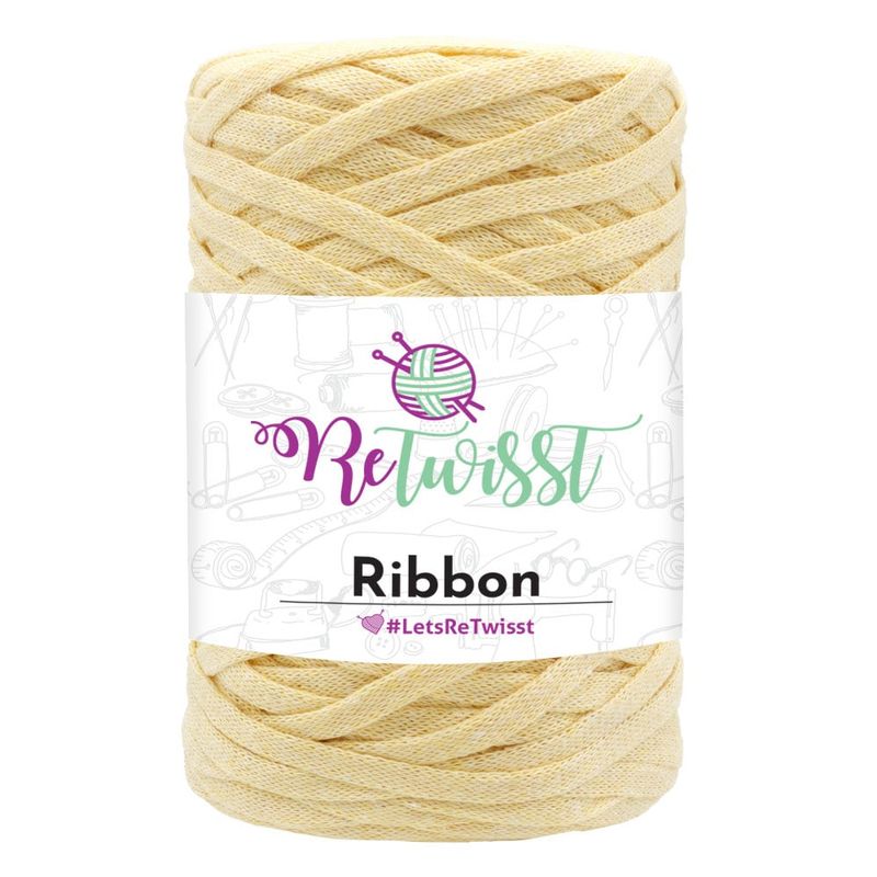 GENERICO - Trapillo Ribbon Algodón ReTwist 250 Grs. - Mantequilla 4010