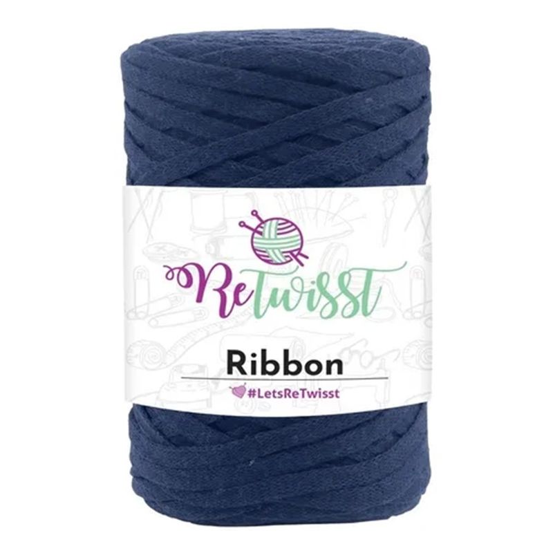 GENERICO - Trapillo Ribbon Algodón ReTwist 250 Grs. - Marino 4012