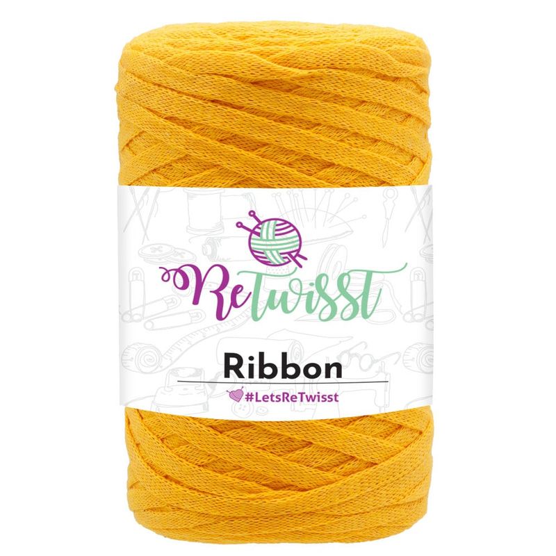GENERICO - Trapillo Ribbon Algodón ReTwist 250 Grs. - Mostaza 4025
