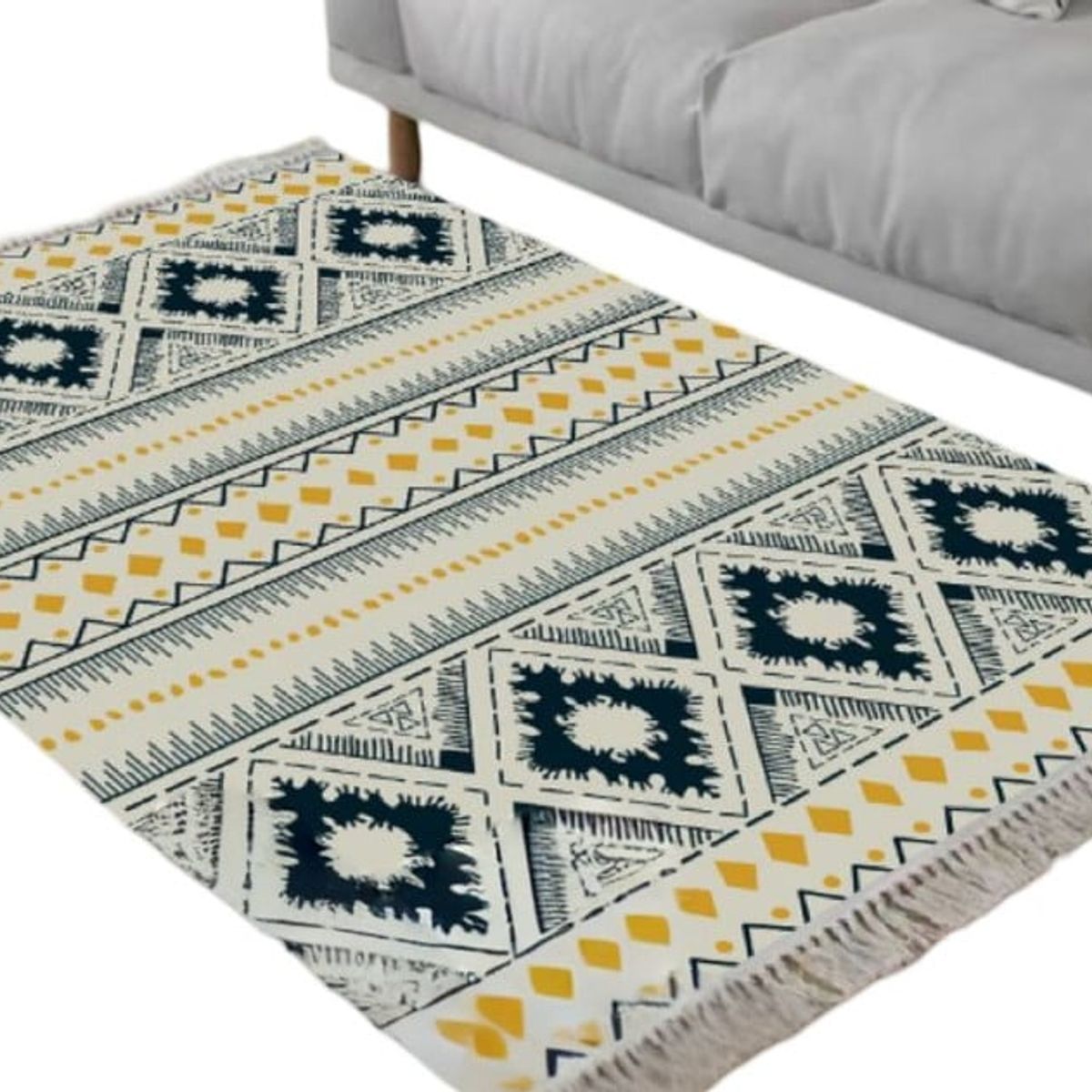 GENERICO - ALFOMBRA TAPETE DE LINO PARA LIVING COMEDOR DORMITORIO