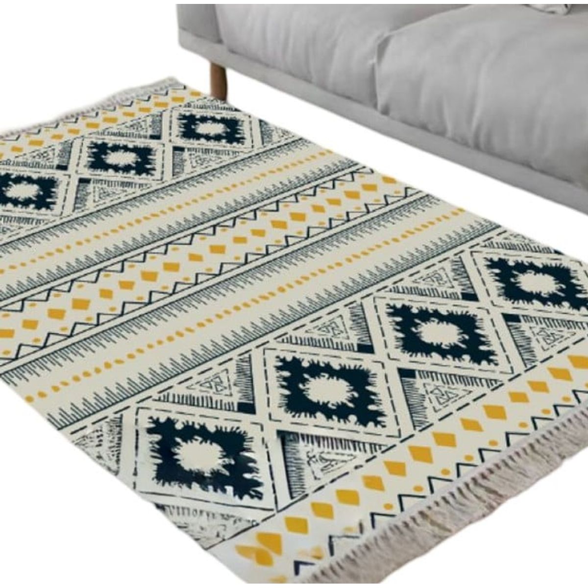 GENERICO - ALFOMBRA TAPETE DE LINO PARA LIVING COMEDOR DORMITORIO