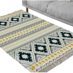 GENERICO - ALFOMBRA TAPETE DE LINO PARA LIVING COMEDOR DORMITORIO