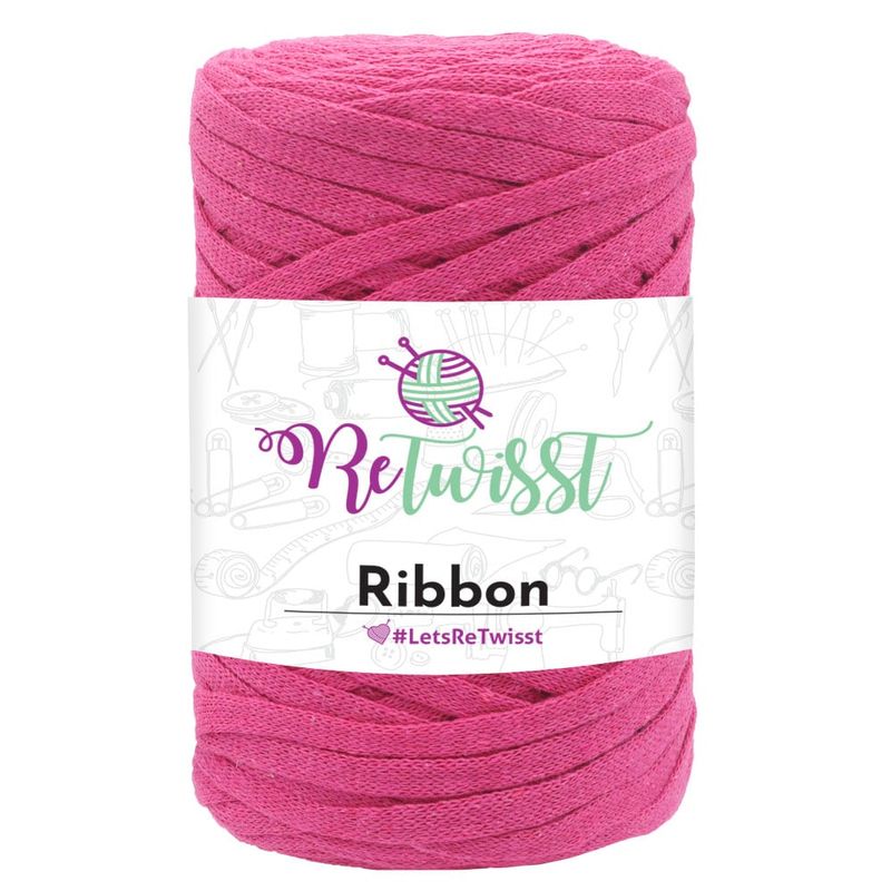GENERICO - Trapillo Ribbon Algodón ReTwist 250 Grs. - Fucsia 4024