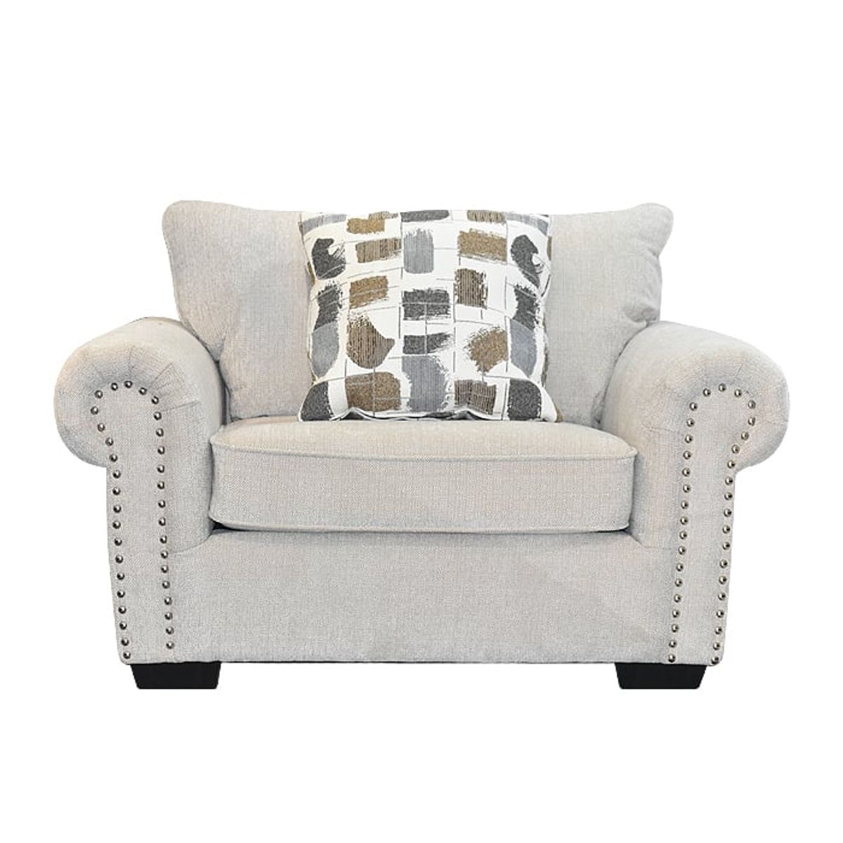 GENERICO - Sofá 1 Cuerpo Casey Beige (130 x 95 x 90 cm)