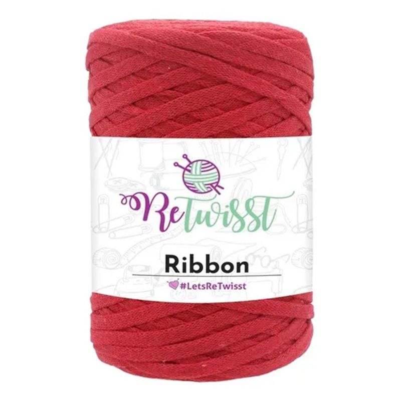 GENERICO - Trapillo Ribbon Algodón ReTwist 250 Grs. - Rojo 4029