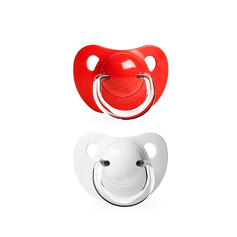 SUAVINEX - CHUPETE EVOLUTION SILICONA 0-6M ROJO BLANCO