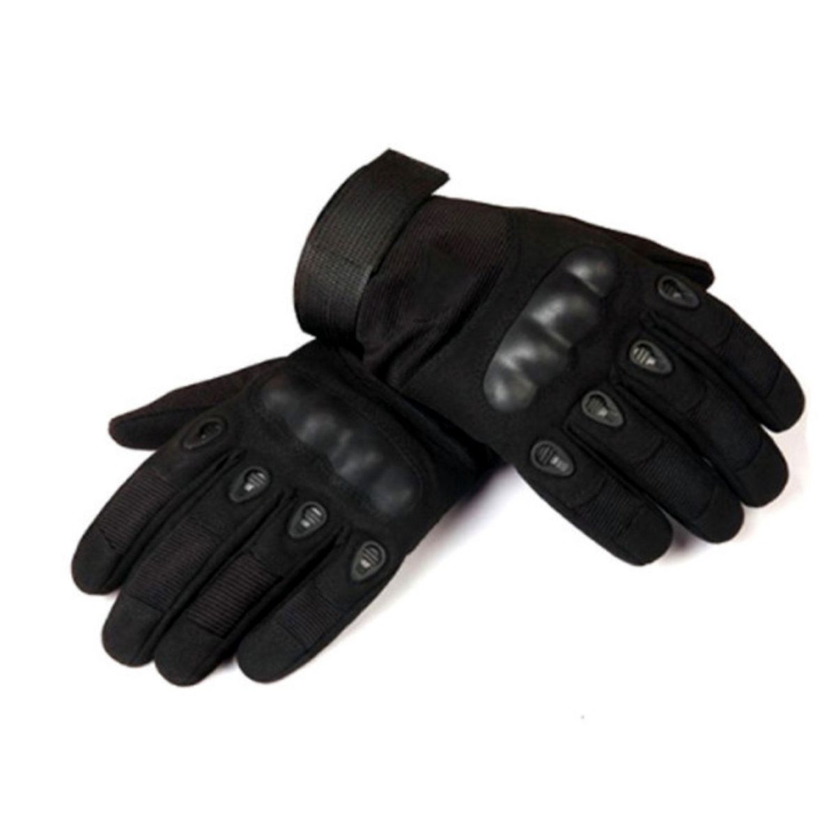 GENERICO - Guantes Para Moto De Cuero Color Negro - SC