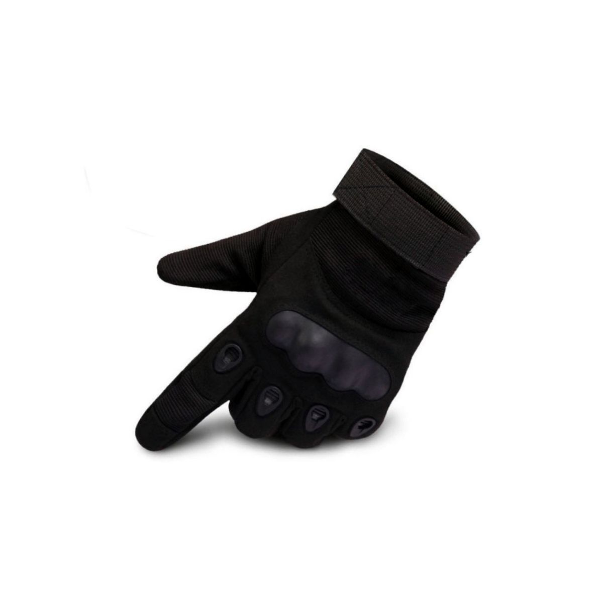 GENERICO - Guantes Para Moto De Cuero Color Negro - SC