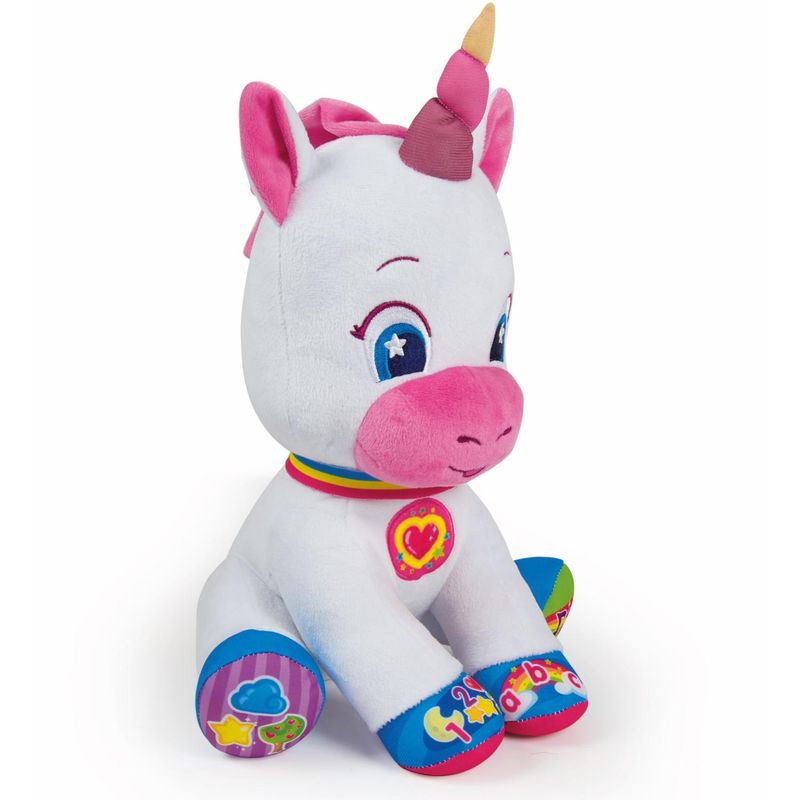 CLEMENTONI - Peluche Interactivo Baby Unicornio de Clementoni-