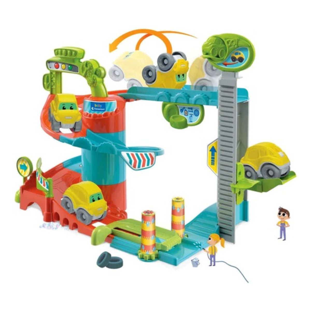 CLEMENTONI - Juguete De Actividades Mecánicas Clementoni Garaje Divertido