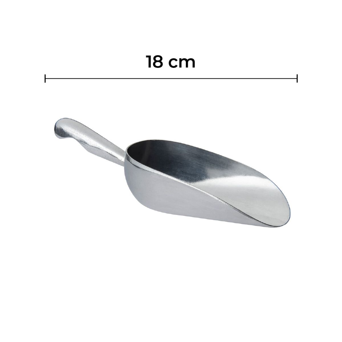 GENERICO - Poruña Pala Para Hielo Frutos Secos Repostería Cuchara 18 cm