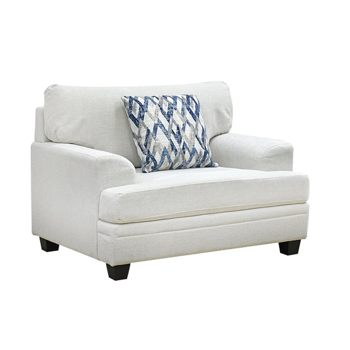 GENERICO - Sofá 1 Cuerpo David White (130 x 100 x 98 cm)