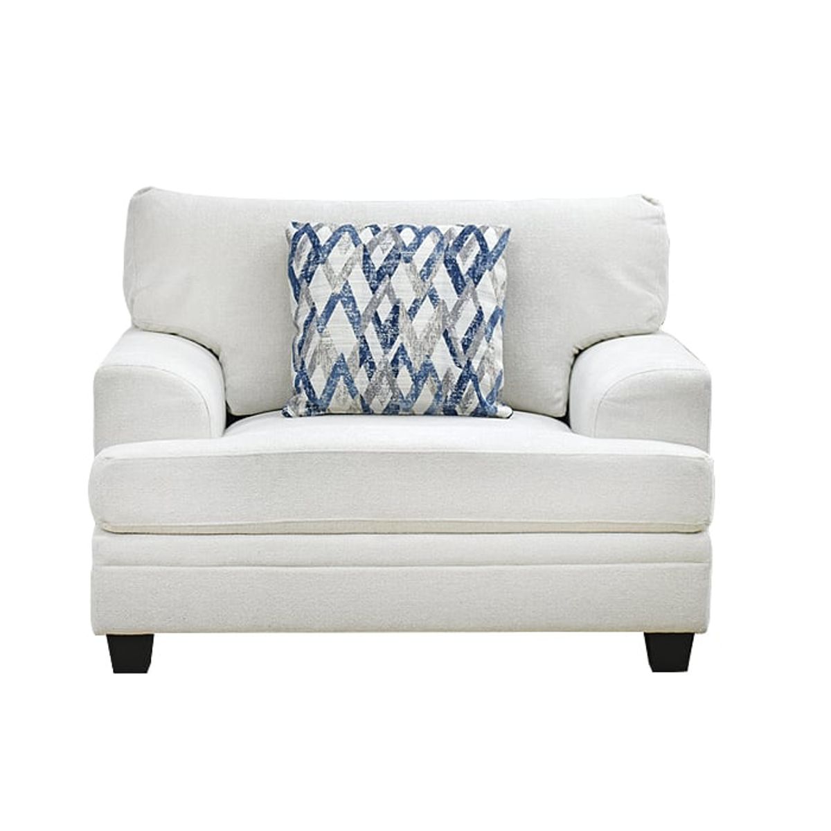 GENERICO - Sofá 1 Cuerpo David White (130 x 100 x 98 cm)