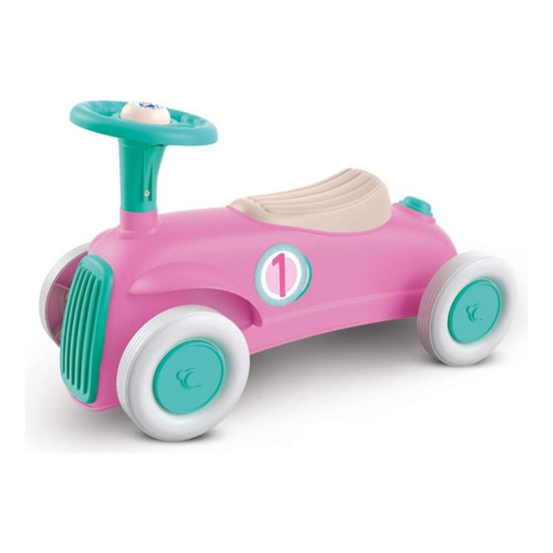 CLEMENTONI - Correpasillos Clementoni  Mi Primer Coche Vintage Rosa