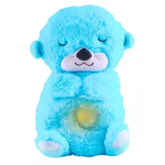 GENERICO - Nutria de apego peluche respiracion luz y sonido
