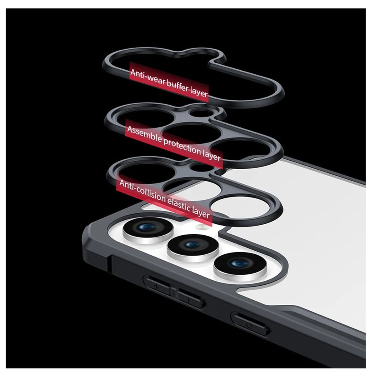 XUNDD - Carcasa para Samsung A55 5G Militar Grade Reforzada Antigolpes