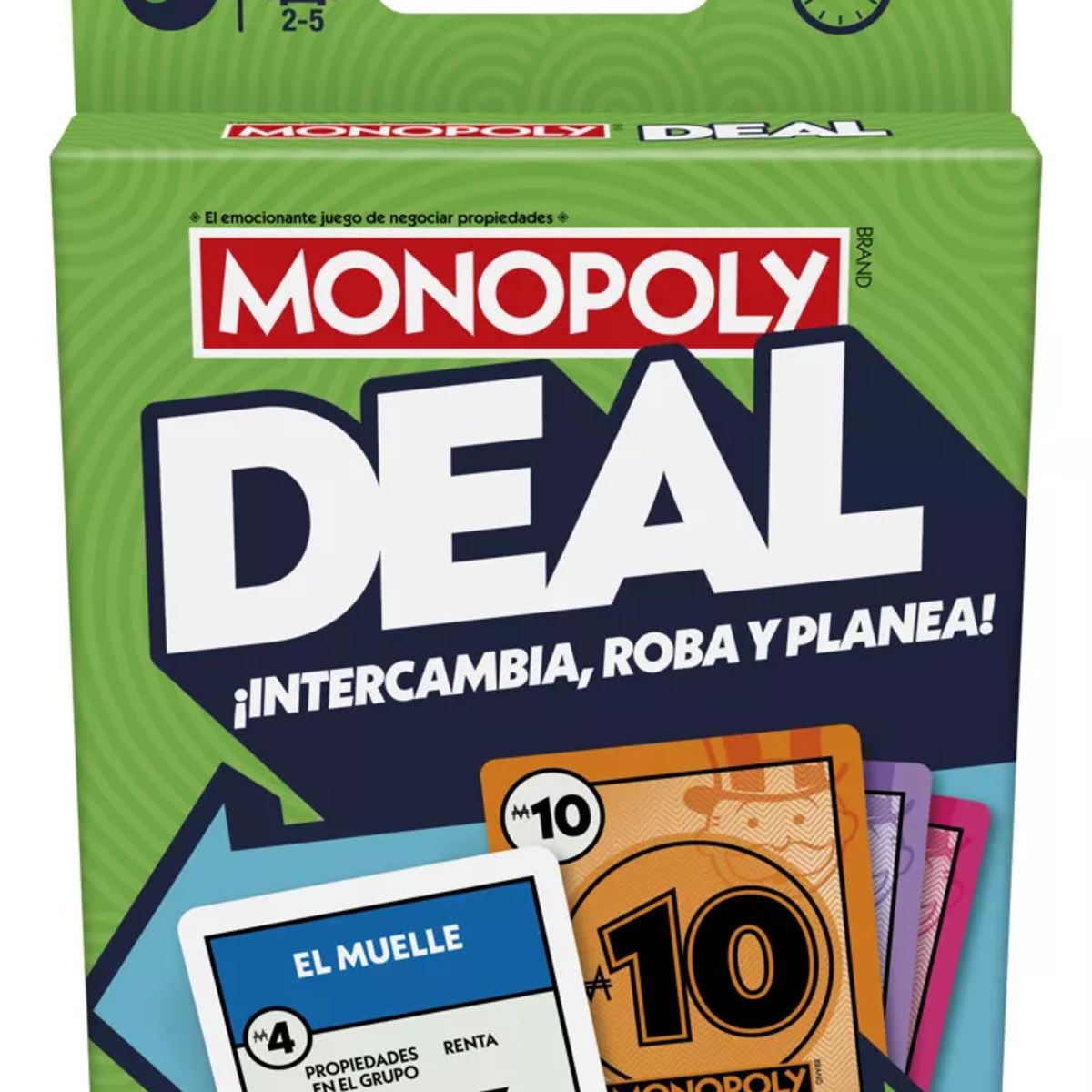 HASBRO - Monopoly Deal De Cartas En Español Nuevo - Hasbro