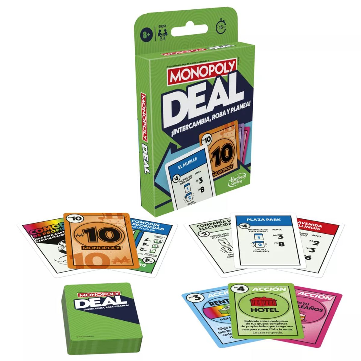 HASBRO - Monopoly Deal De Cartas En Español Nuevo - Hasbro