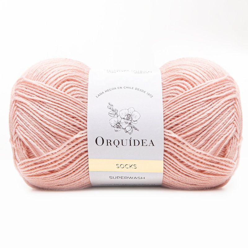 GENERICO - Lana Socks Orquidea 100 grs. - Rosa Viejo 4