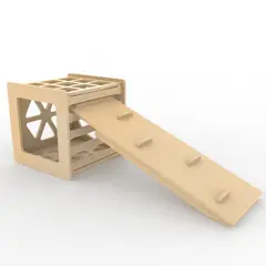 GENERICO - Cubo Pikler con Rampa 2 en 1