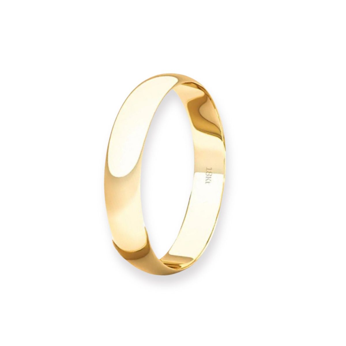 JB JOYAS BARON - Argolla Matrimonio de Oro Amarillo 18kt Inglés Bari de 3,0mm